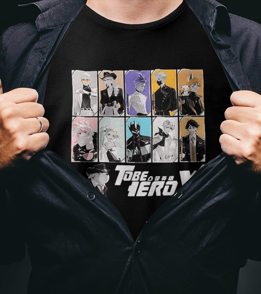 To Be Hero X Character Lineup Top 10 Heroes T-Shirt