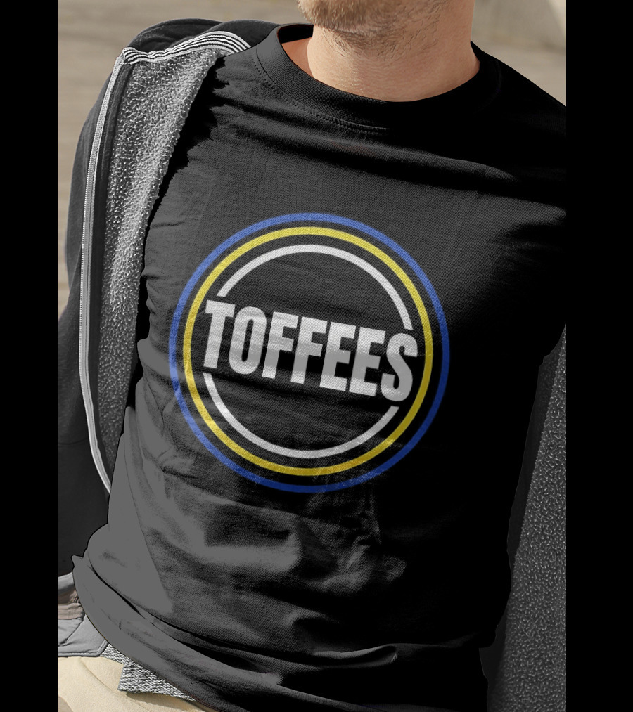 Toffees Circle Blue And Yellow Rings T-Shirt