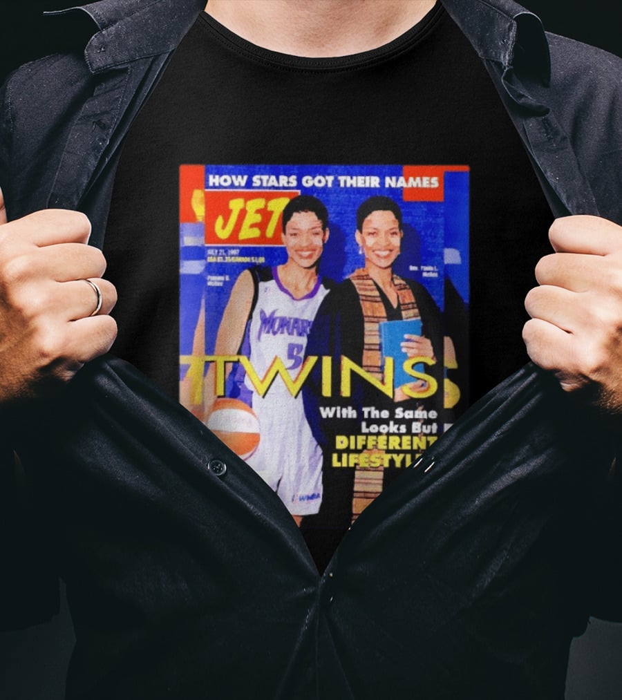 Jet Magazine Pamela McGee And Paula McGee Twins Different Lifestyles July 27 1987 T-Shirt