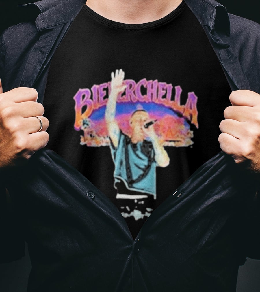 Bieberchella 2026 Justin Bieber Performance Artistry And Festival Vibes T-Shirt