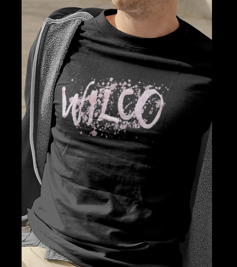 Wilco Paint Splatter Pink T-Shirt