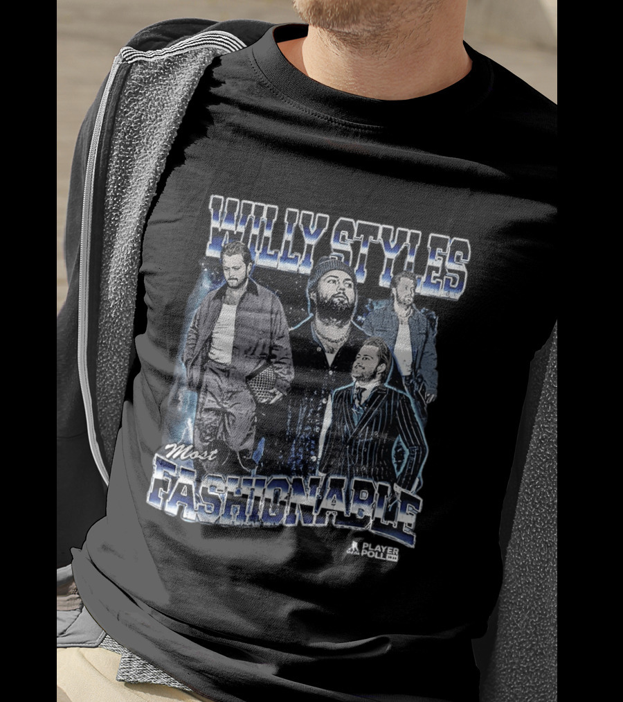Willy Styles Most Fashionable Player Toronto Maple Leafs William Nylander Hockey T-Shirt