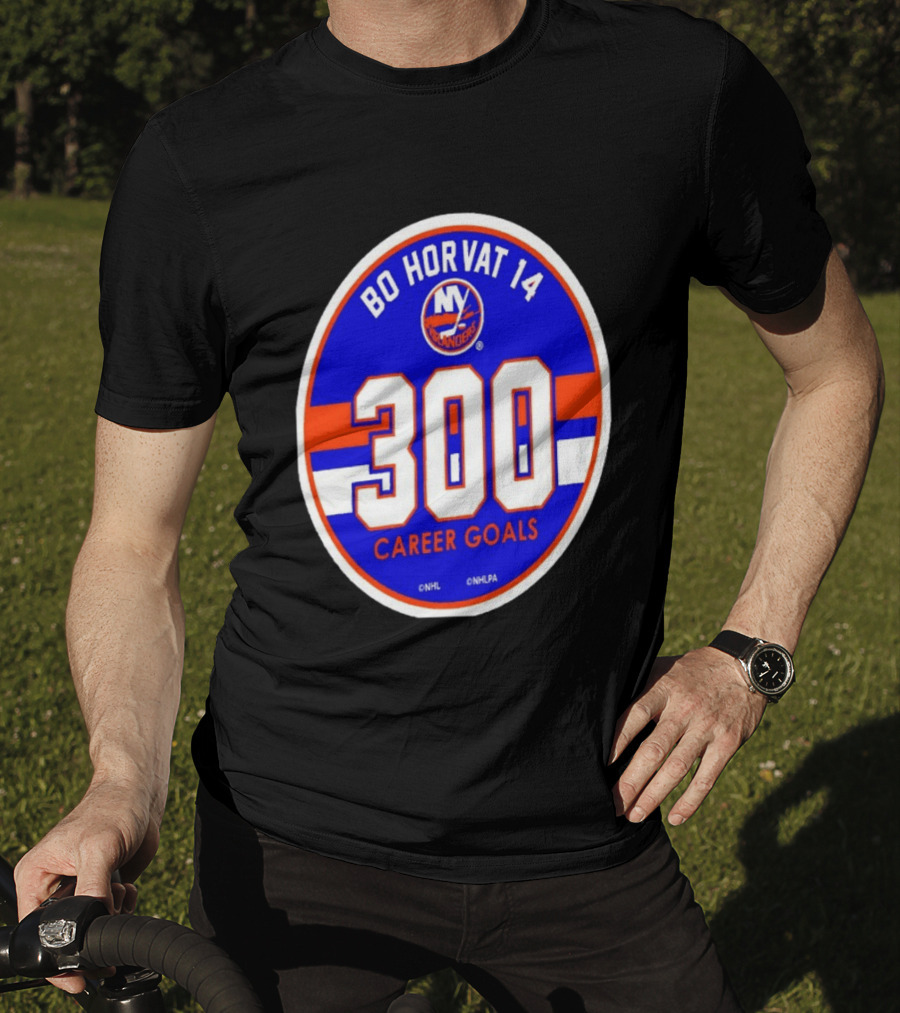 Bo Horvat 14 Islanders NHL 300 Career Goals T-Shirt