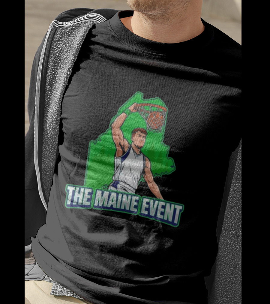 The Maine Event Basketball Dunking Athlete T-Shirt