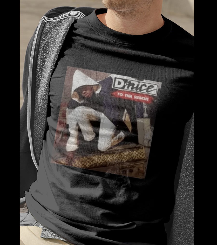 D Nice To Tha Rescue Urban Style Album Cover T-Shirt