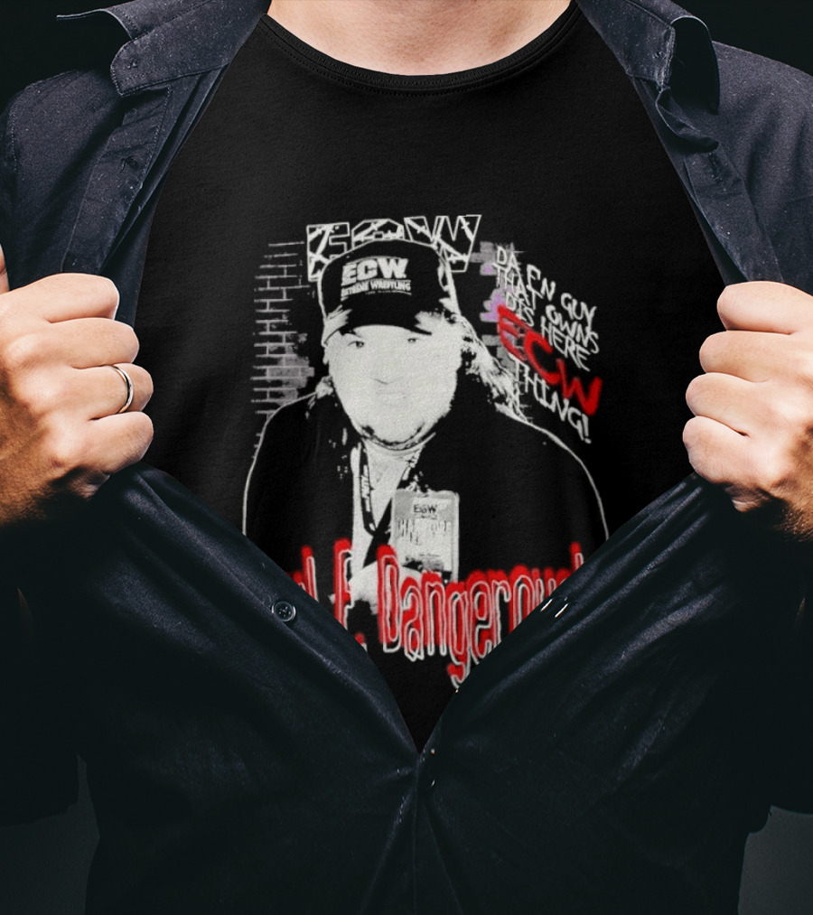 Paul E Dangerously ECW Hardcore Iconic Wrestling T-Shirt