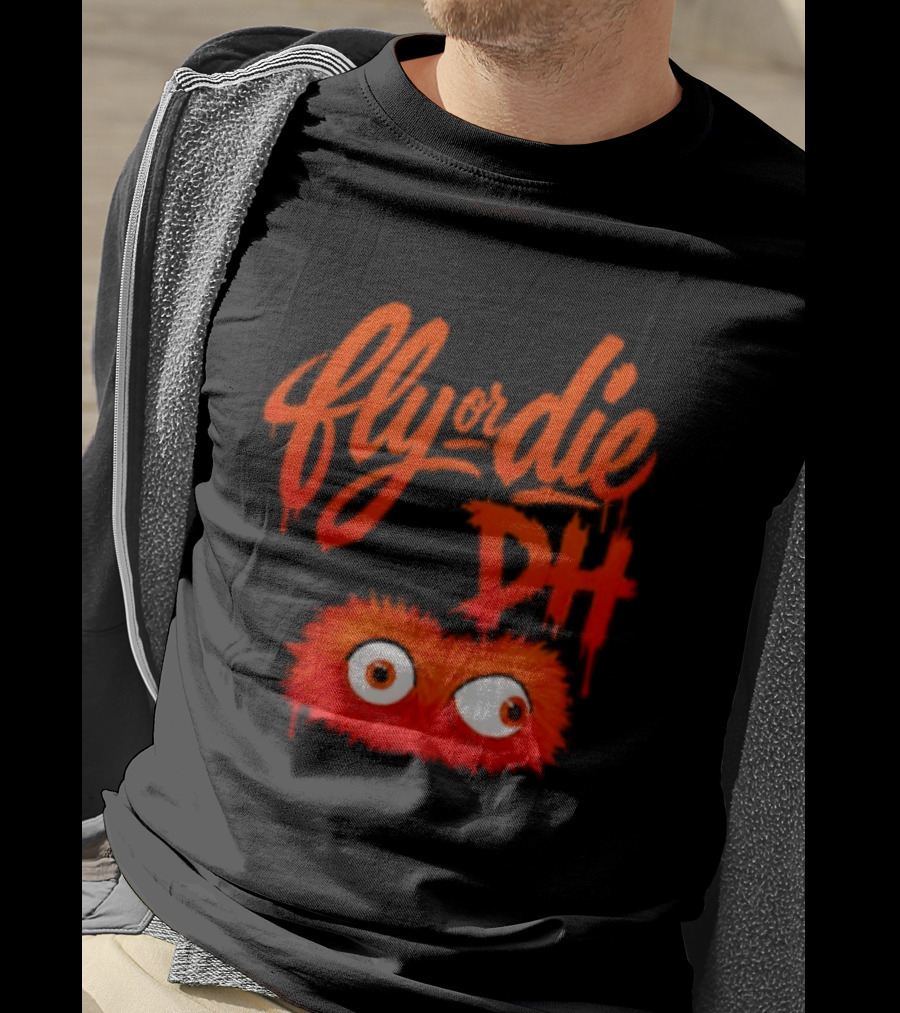 Fly Die DH Gritty Eyes Philadelphia Flyers T-Shirt