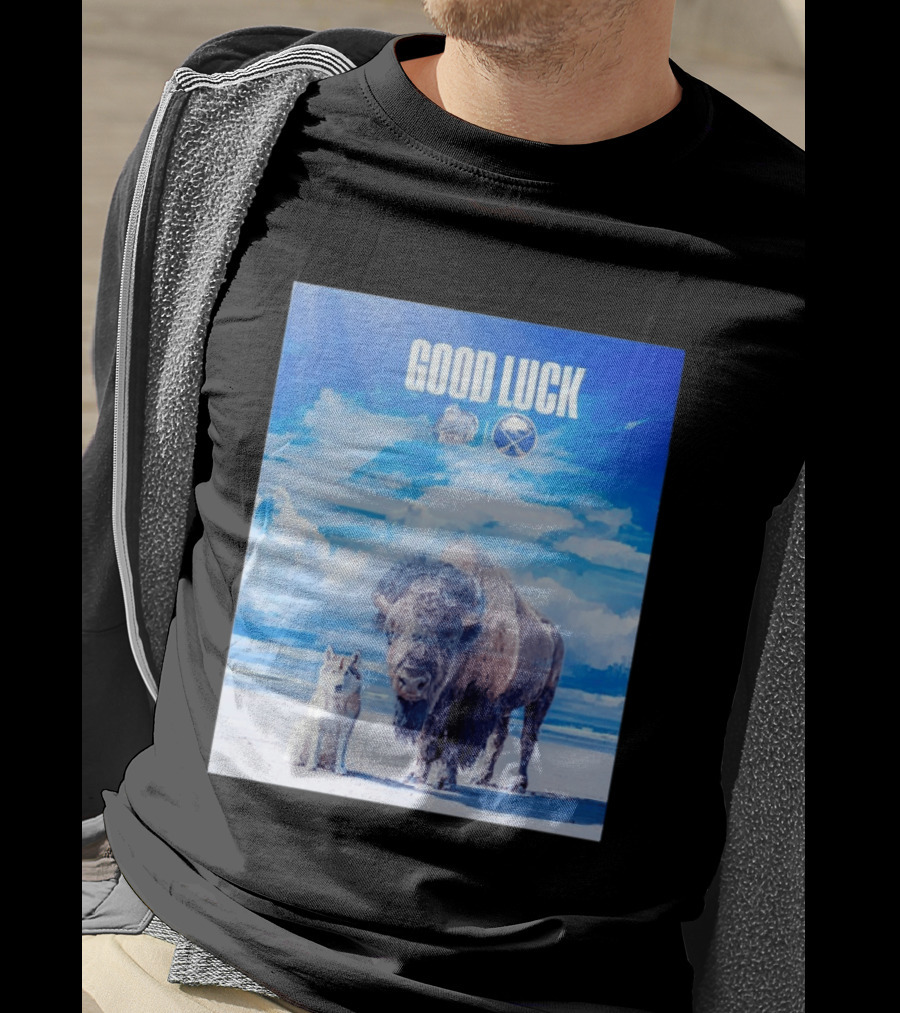 Good Luck Jacksonville Icemen Buffalo Sabres NHL Team Game 1 Buffalo Beach Sky T-Shirt