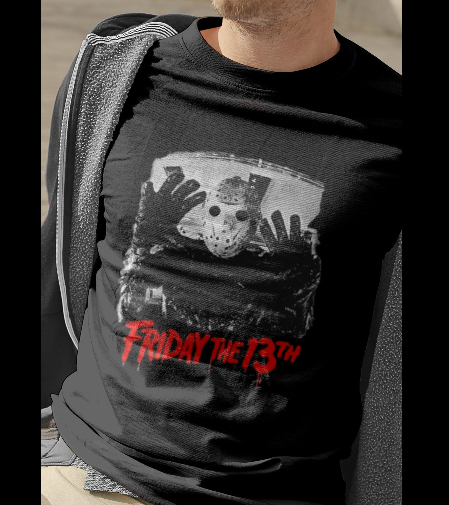 Friday The 13th Jason Voorhees Horror Icon Classic Mask T-Shirt