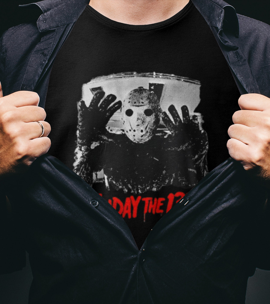 Friday The 13th Jason Voorhees Horror Icon Classic Mask T-Shirt