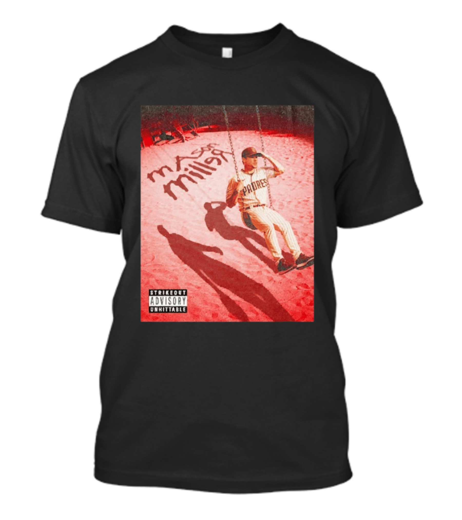Mason Miller Padres MLB Reaper With Strikeout Advisory Unhittable T-Shirt