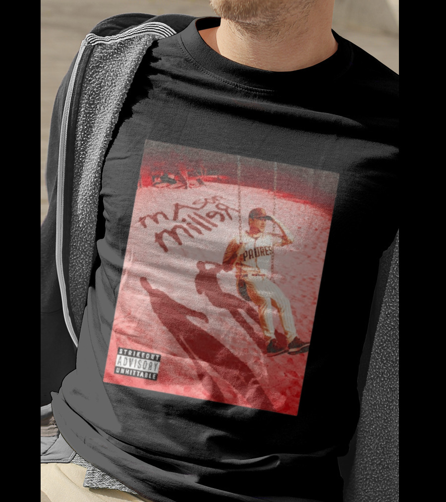 Mason Miller Padres MLB Reaper With Strikeout Advisory Unhittable T-Shirt