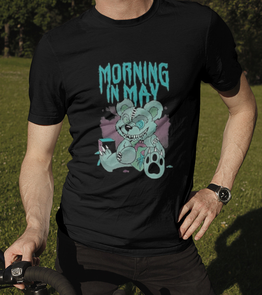 Morning In May Deaddy Bear Pink And Blue Teddy T-Shirt