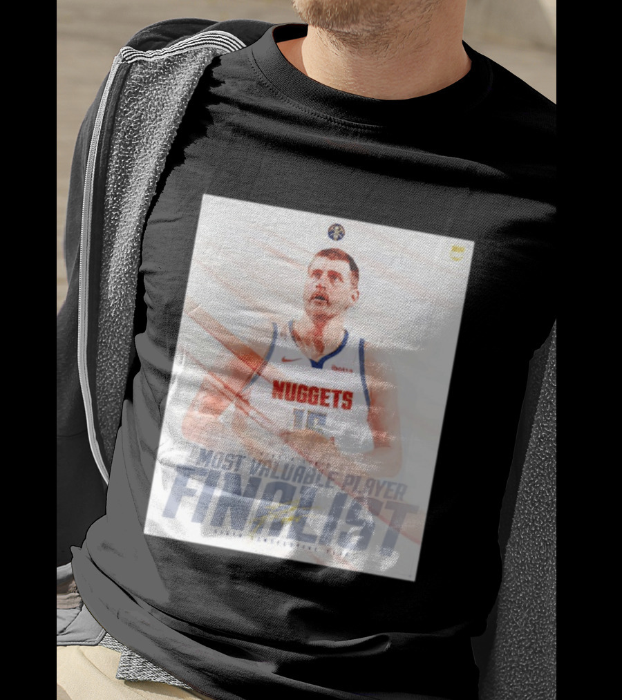 Nikola Jokić Most Valuable Player Finalist Sixth Consecutive Year Nuggets T-Shirt