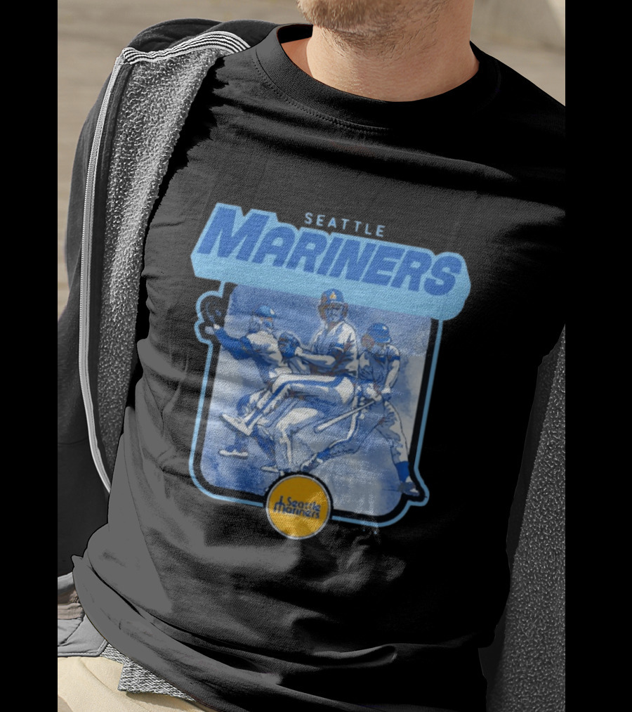 Seattle Mariners Retro Baseball Players T-Shirt