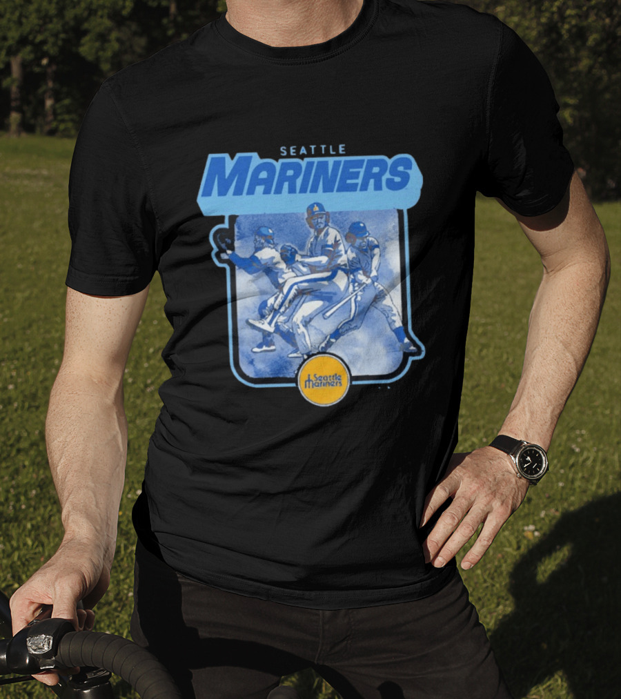 Seattle Mariners Retro Baseball Players T-Shirt