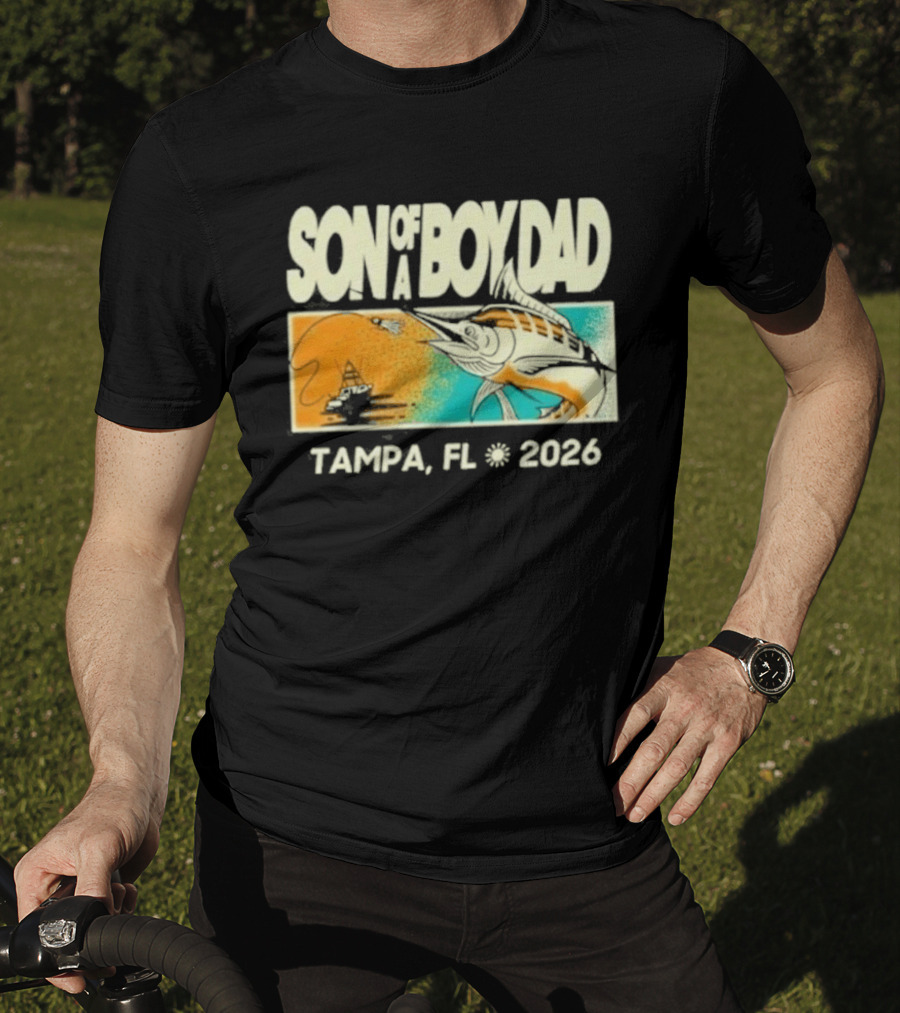 Son Of A Boy Dad Fish Pocket Tampa FL 2026 T-Shirt