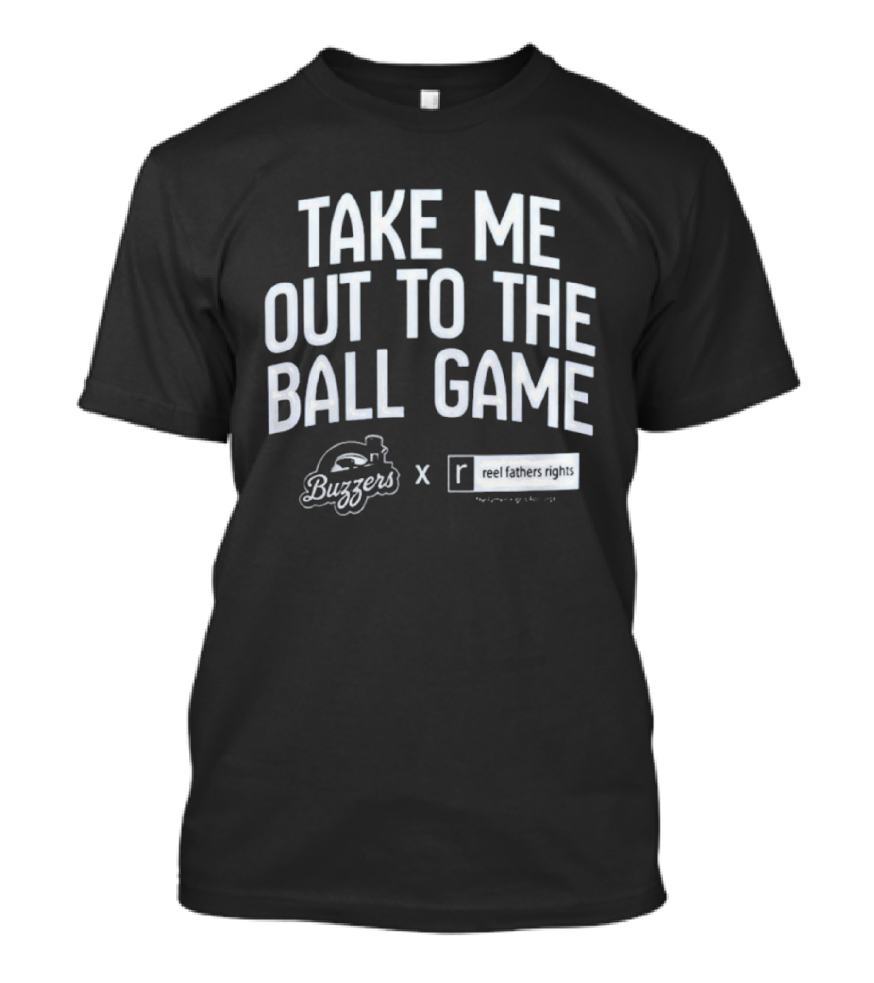 Take Me Out To The Ball Game Buzzers X Reel Fathers Rights Collaboration T-Shirt
