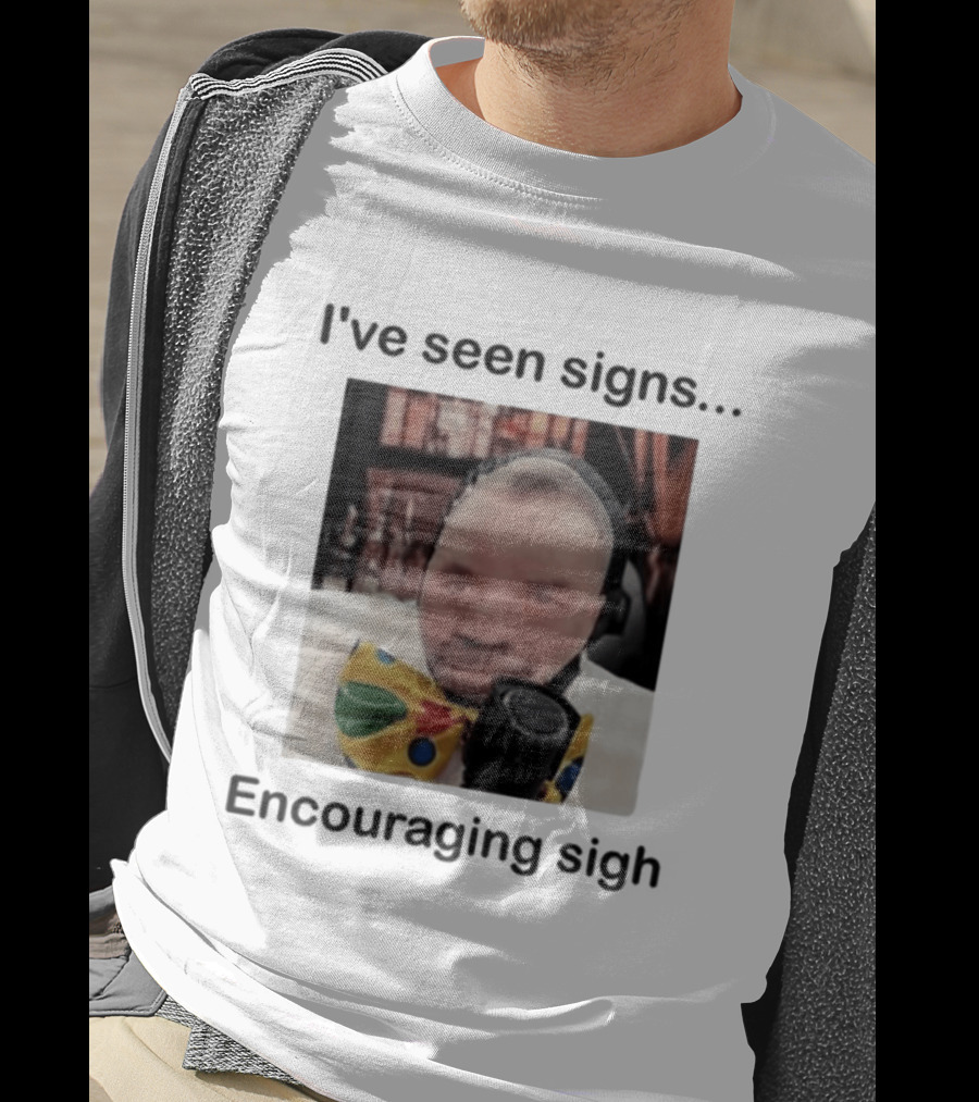 I've Seen Signs Encouraging Sigh Microphone Headset Bow Tie T-Shirt