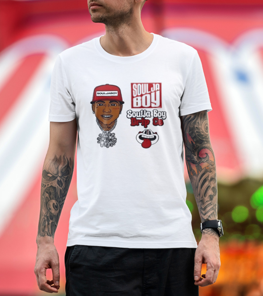 Soulja Boy Drip Co Tour 2026 Grills And Hat Collection T-Shirt