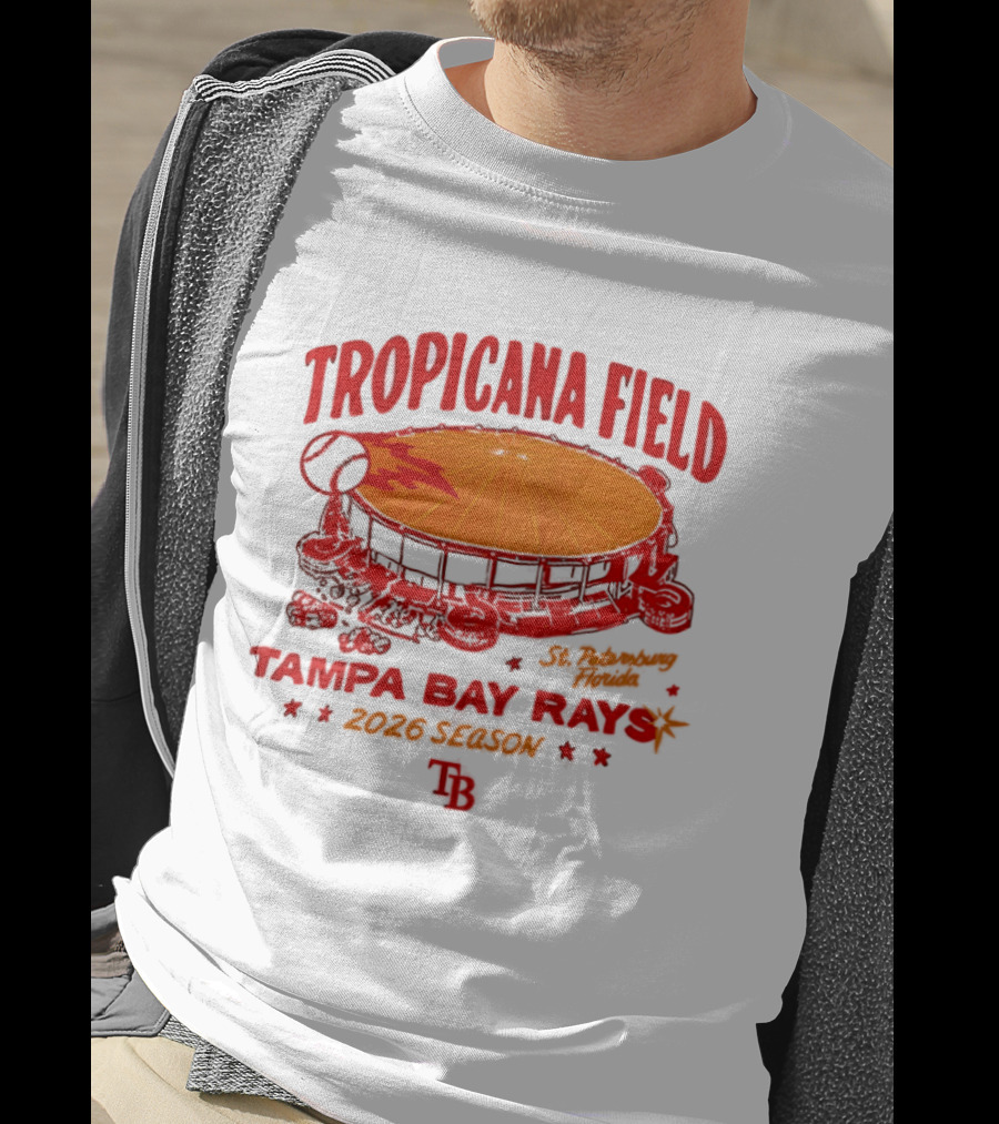 Tropicana Field Tampa Bay Rays Home Run 2026 Season T-Shirt