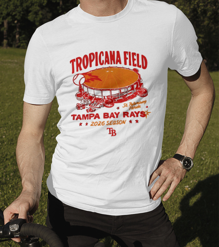 Tropicana Field Tampa Bay Rays Home Run 2026 Season T-Shirt