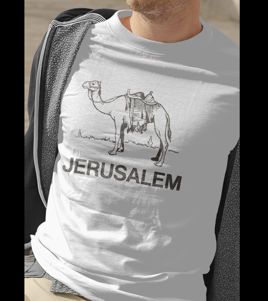 Jerusalem Camel Artwork With Zendaya Connection T-Shirt