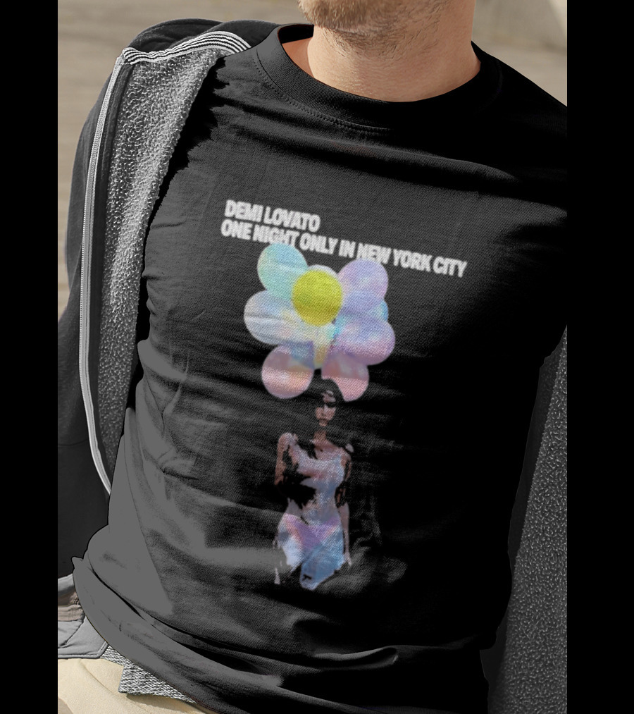 Demi Lovato One Night Only In New York City Colorful Balloons Dress T-Shirt