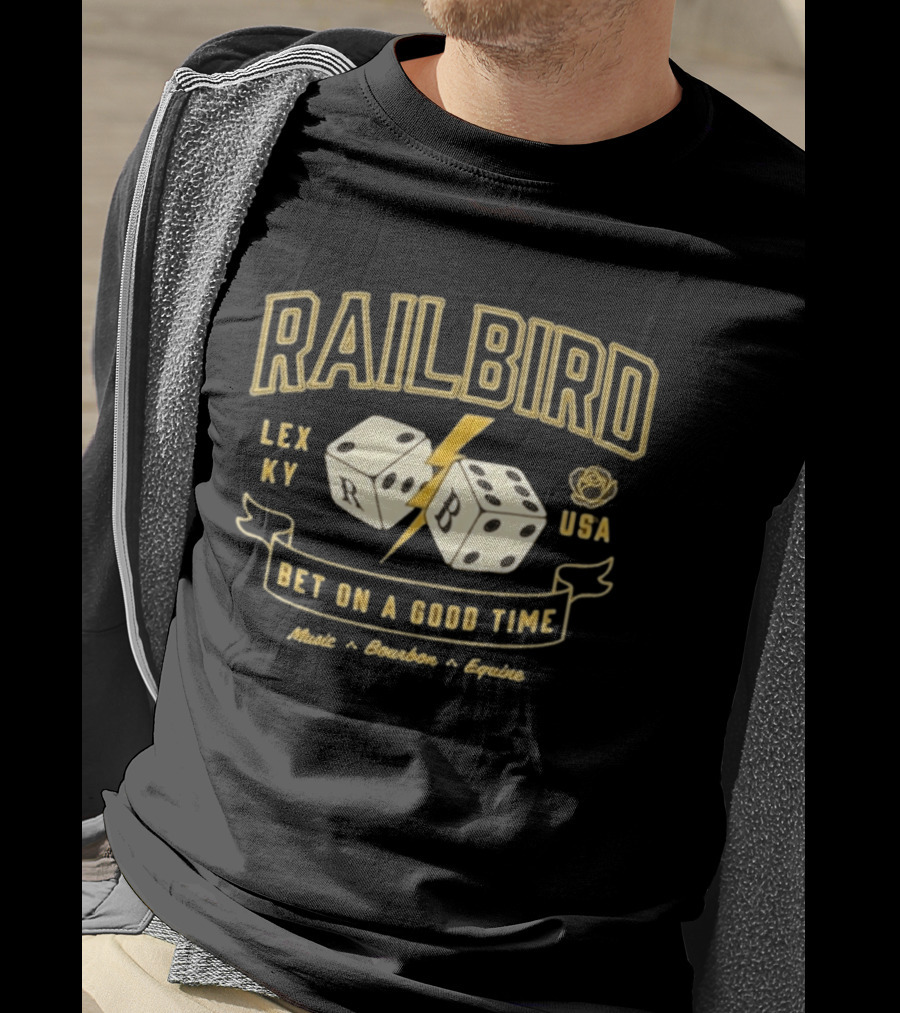 Railbird Festival The Infield At Red Mile In Lexington KY June 6 7 2026 Bet On A Good Time Music Bourbon Equine Lex KY USA T-Shirt