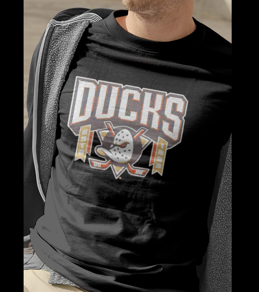 Raise The Banners Anaheim Ducks Est 1993 Retro Hockey T-Shirt