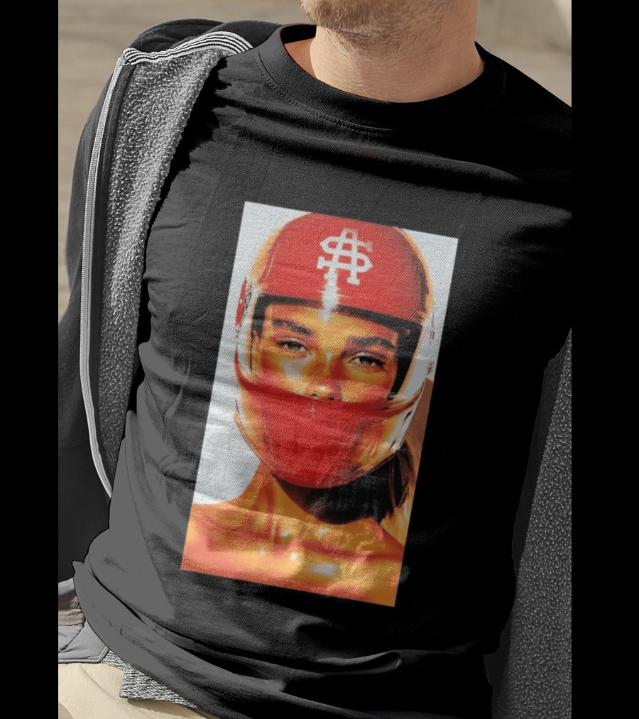 Sauna Sa Race Girl Helmet Icon Red Racing T-Shirt