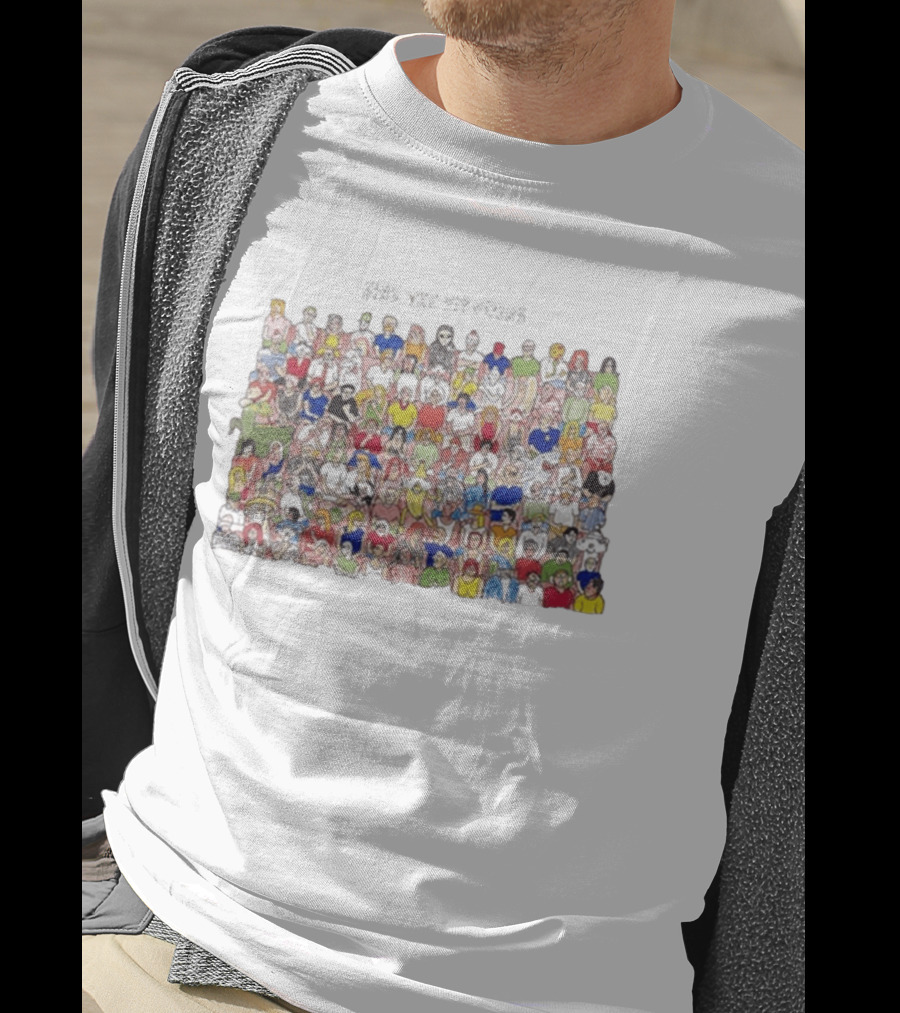 Find The Pit Vipers Crowd Search Puzzle T-Shirt
