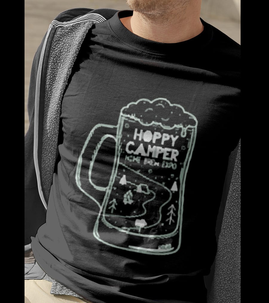 Hoppy Camper Home Brew Expo Beer Adventure T-Shirt