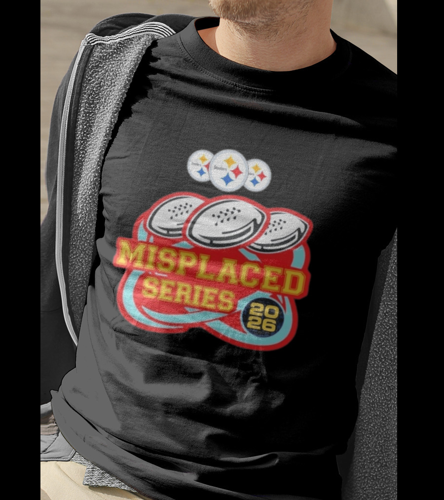 Steelers Misplaced Series 2026 Football Trio T-Shirt