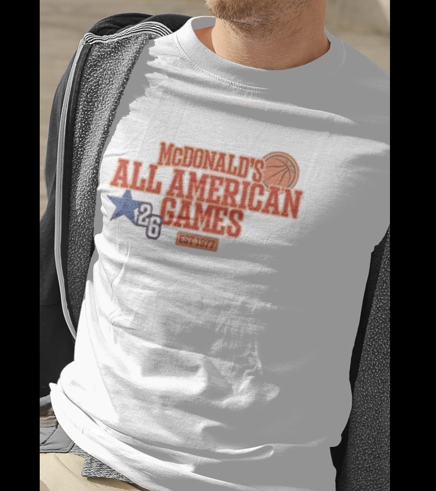 McDonald's All American Games 2026 Basketball Star Est 1977 T-Shirt