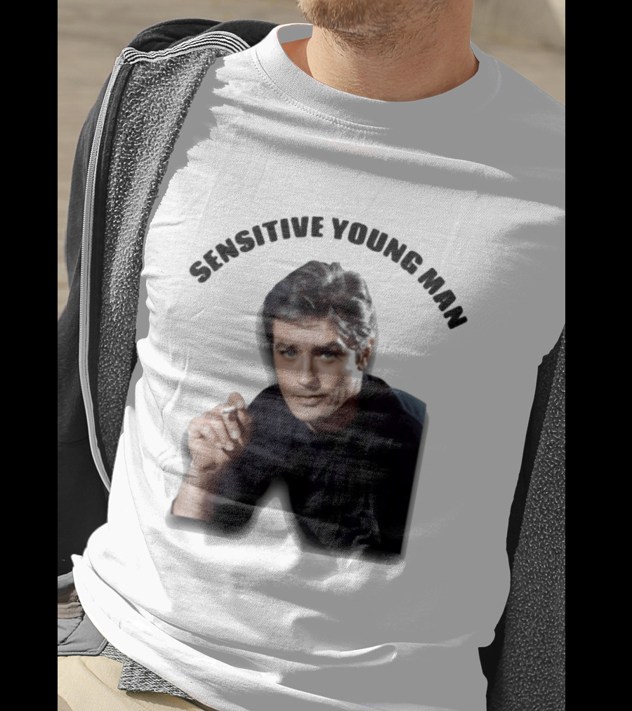 Sensitive Young Man Iconic Actor Cigarette T-Shirt