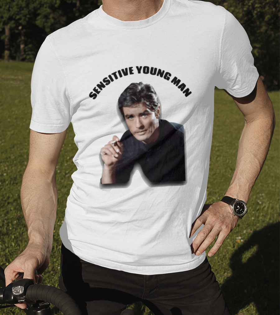 Sensitive Young Man Iconic Actor Cigarette T-Shirt