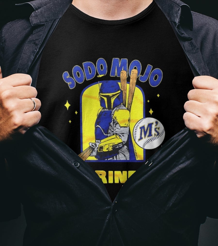 Sodo Mojo Mariners Star Wars M's Baseball T-Shirt