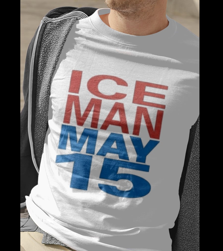 Iceman May 15 Bold Red Blue T-Shirt