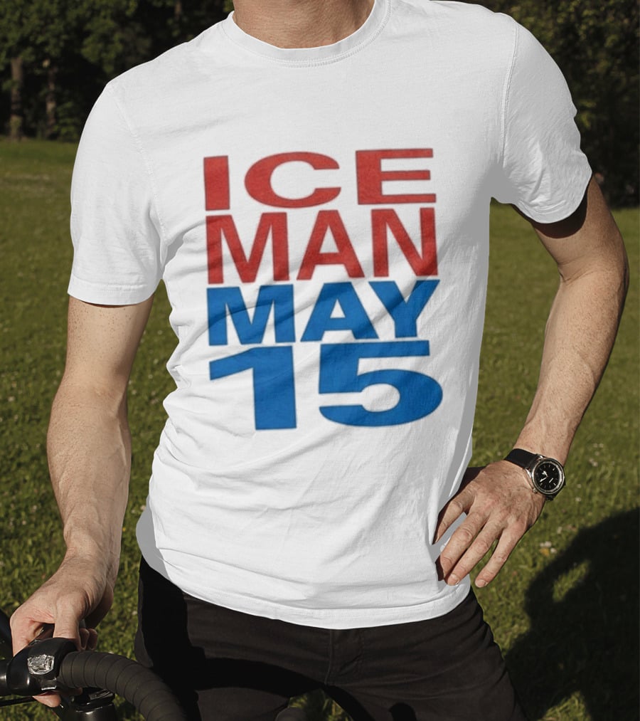 Iceman May 15 Bold Red Blue T-Shirt