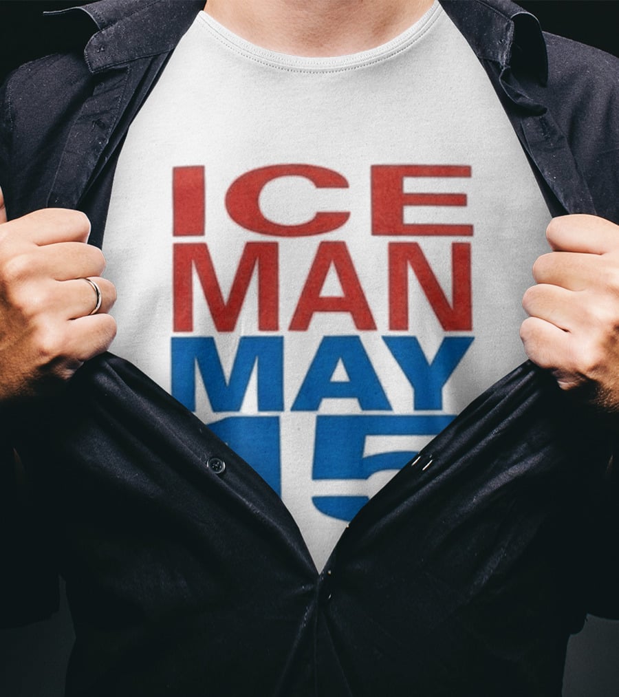 Iceman May 15 Bold Red Blue T-Shirt
