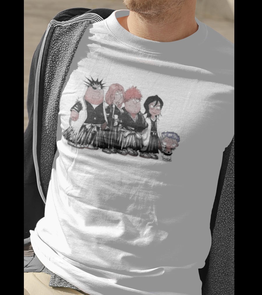 Family Guy Bleach Soul Reapers Crossover Characters T-Shirt