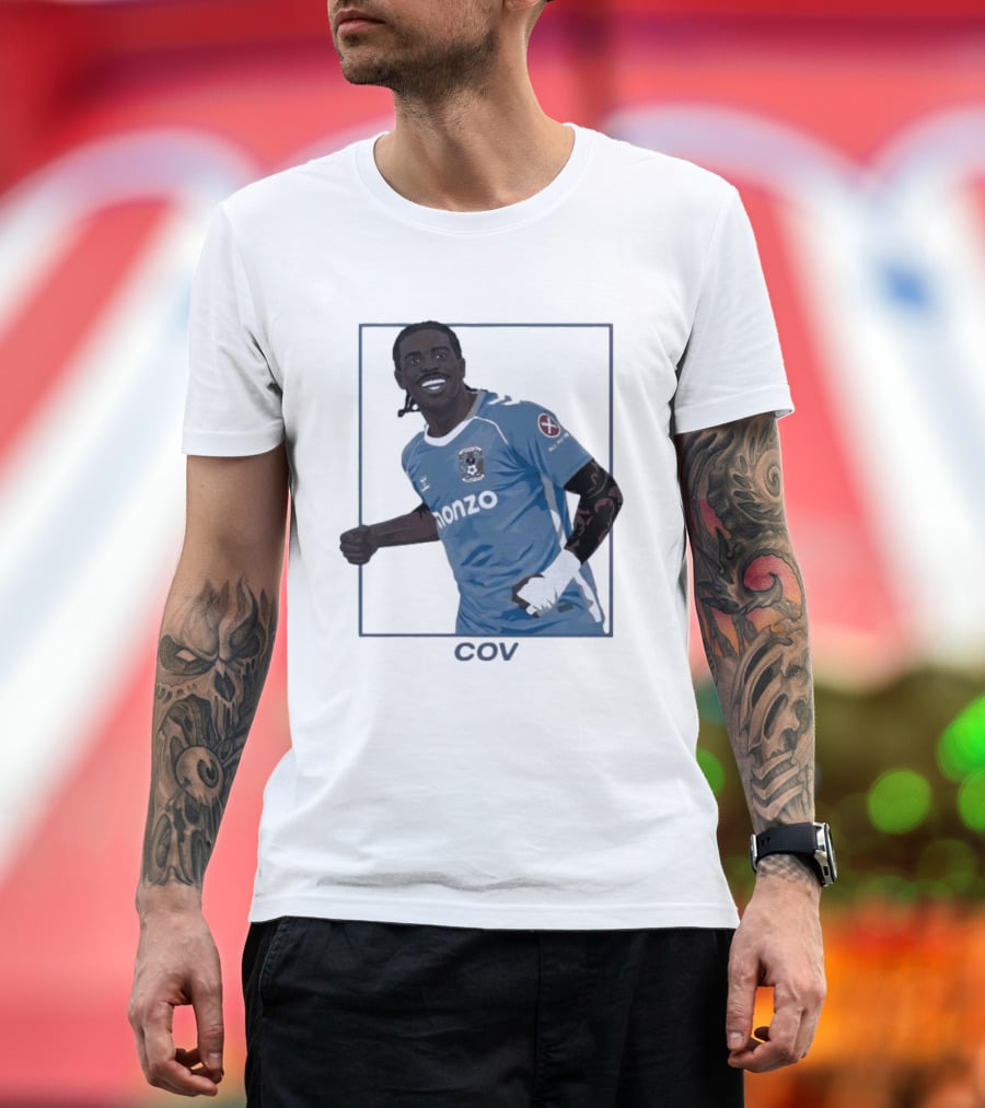 Coventry City FC Haji Wright Monzo Sponsor Premier League Comeback T-Shirt