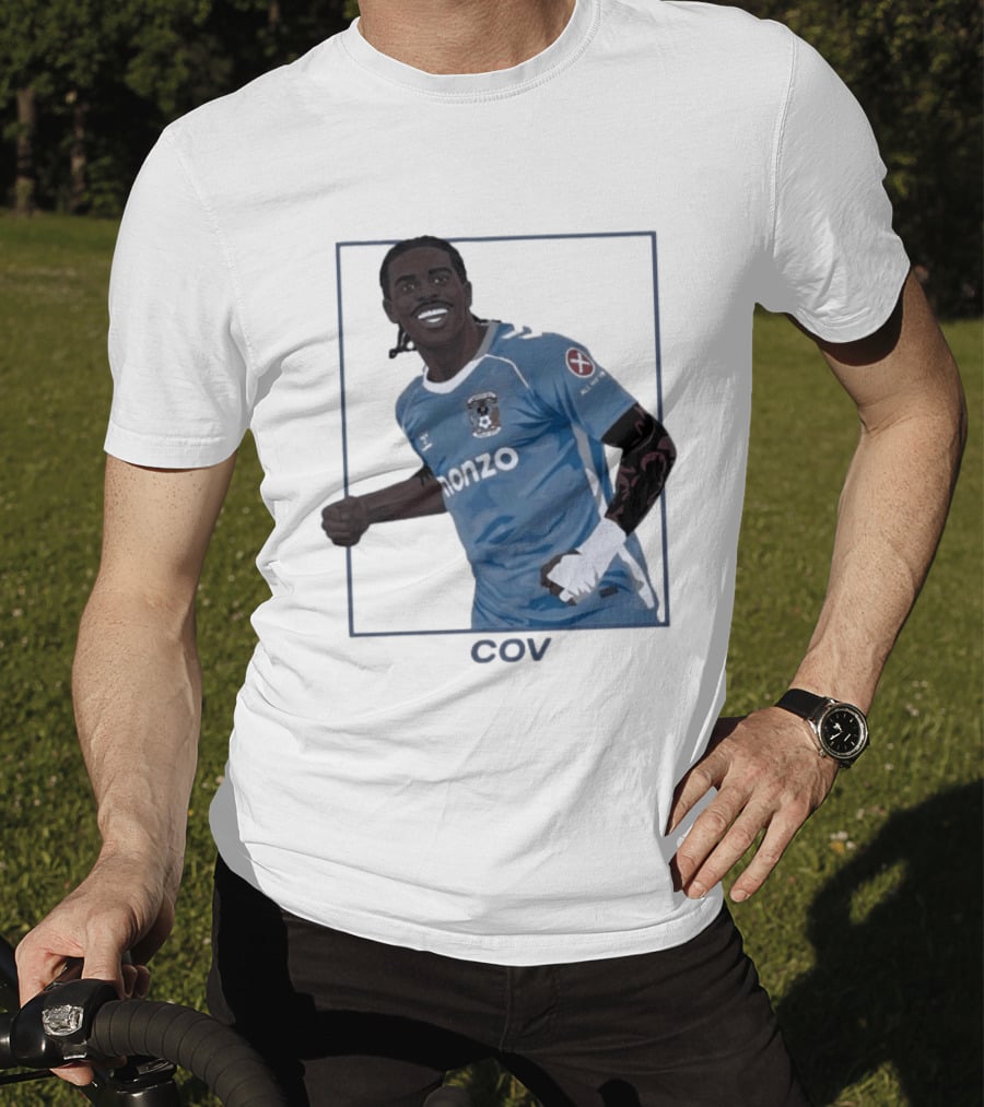 Coventry City FC Haji Wright Monzo Sponsor Premier League Comeback T-Shirt