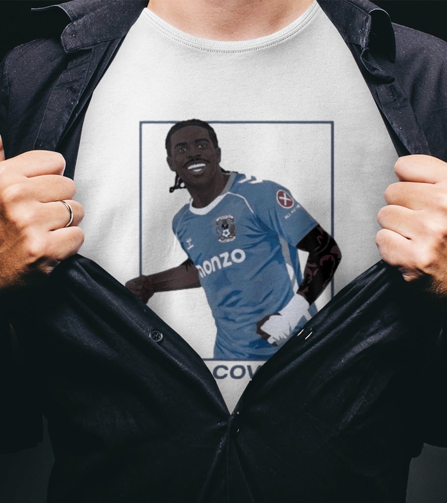 Coventry City FC Haji Wright Monzo Sponsor Premier League Comeback T-Shirt