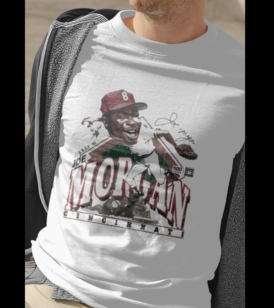 Joe Morgan Cincinnati Bruce Stark Collection 1981 T-Shirt