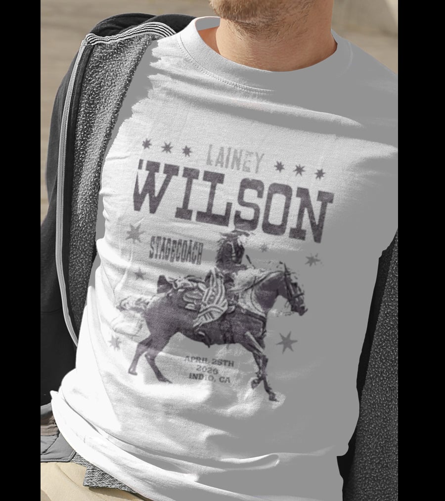 Lainey Wilson Stagecoach Indio CA April 25 2026 Cowboy Horse T-Shirt