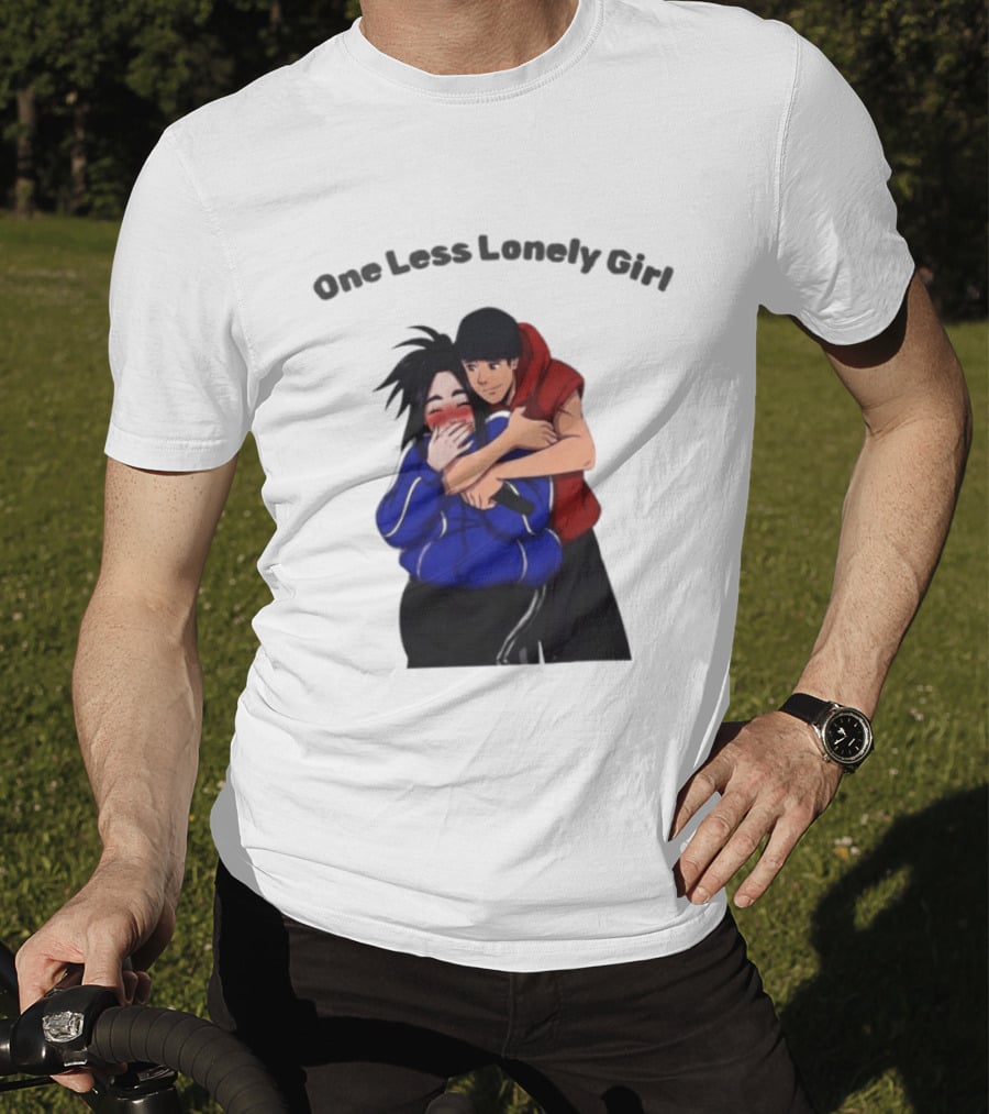 One Less Lonely Girl Justin Bieber Billie Eilish Coachella Hug 2026 T-Shirt