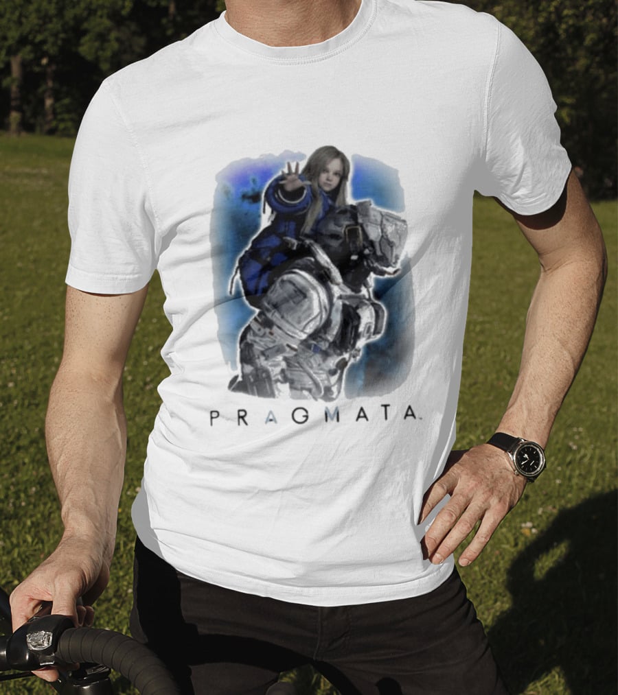 PRAGMATA Futuristic Sci Fi Adventure T-Shirt