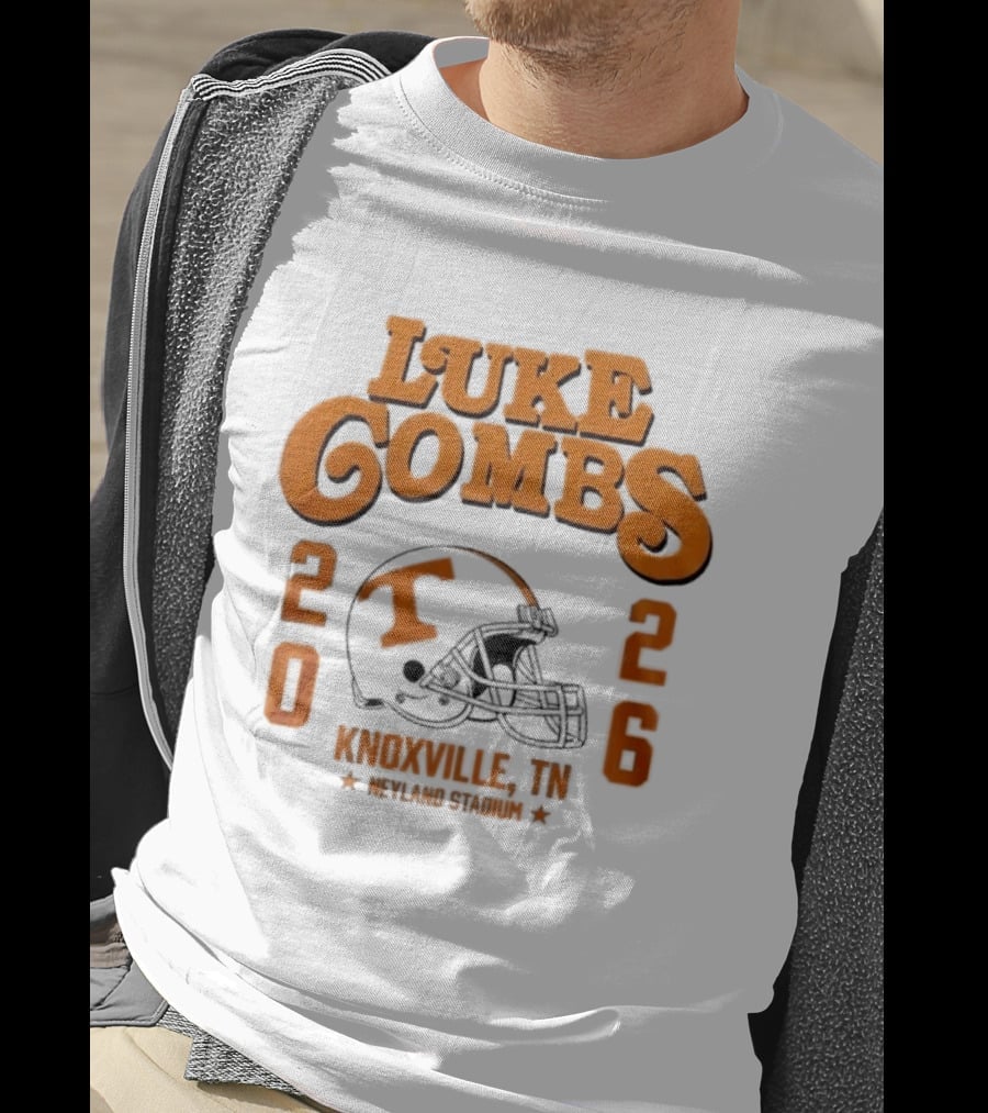Luke Combs Tennessee Volunteers Knoxville Concert 2026 Stadium Tour T-Shirt